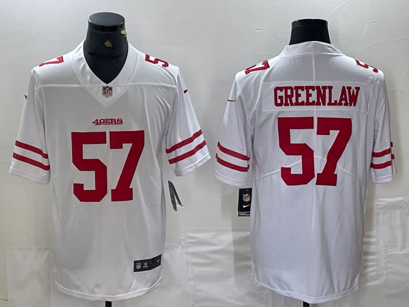 Men San Francisco 49ers #57 Greenlaw White 2024 Nike Vapor Untouchable Limited NFL Jersey
